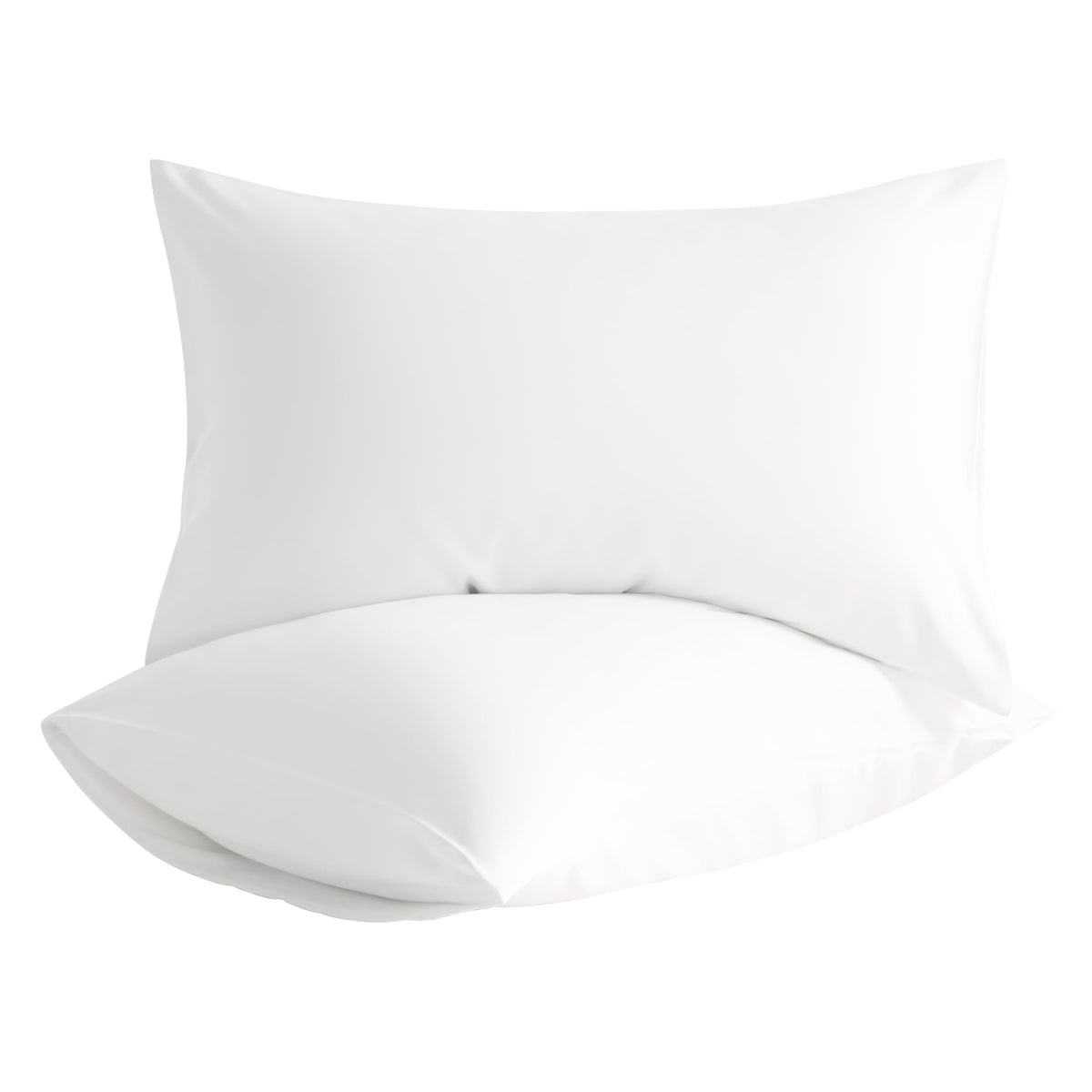 Microfiber King Pillowcases, 2 Pack, 20x36 Inch, Black