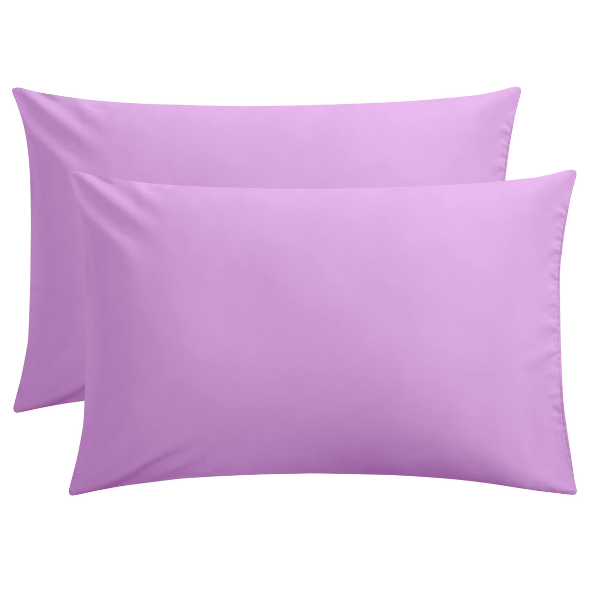FLXXIE 2-Pack Microfiber King Pillow Cases, Envelope Closure, Navy
