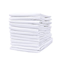 Pacific Linens White Percale Pillow Cases 12 Pack – Soft Hotel Luxury, Wrinkle Free, 200 Thread Count Polly Cotton Blend, Commercial Grade Bedding
