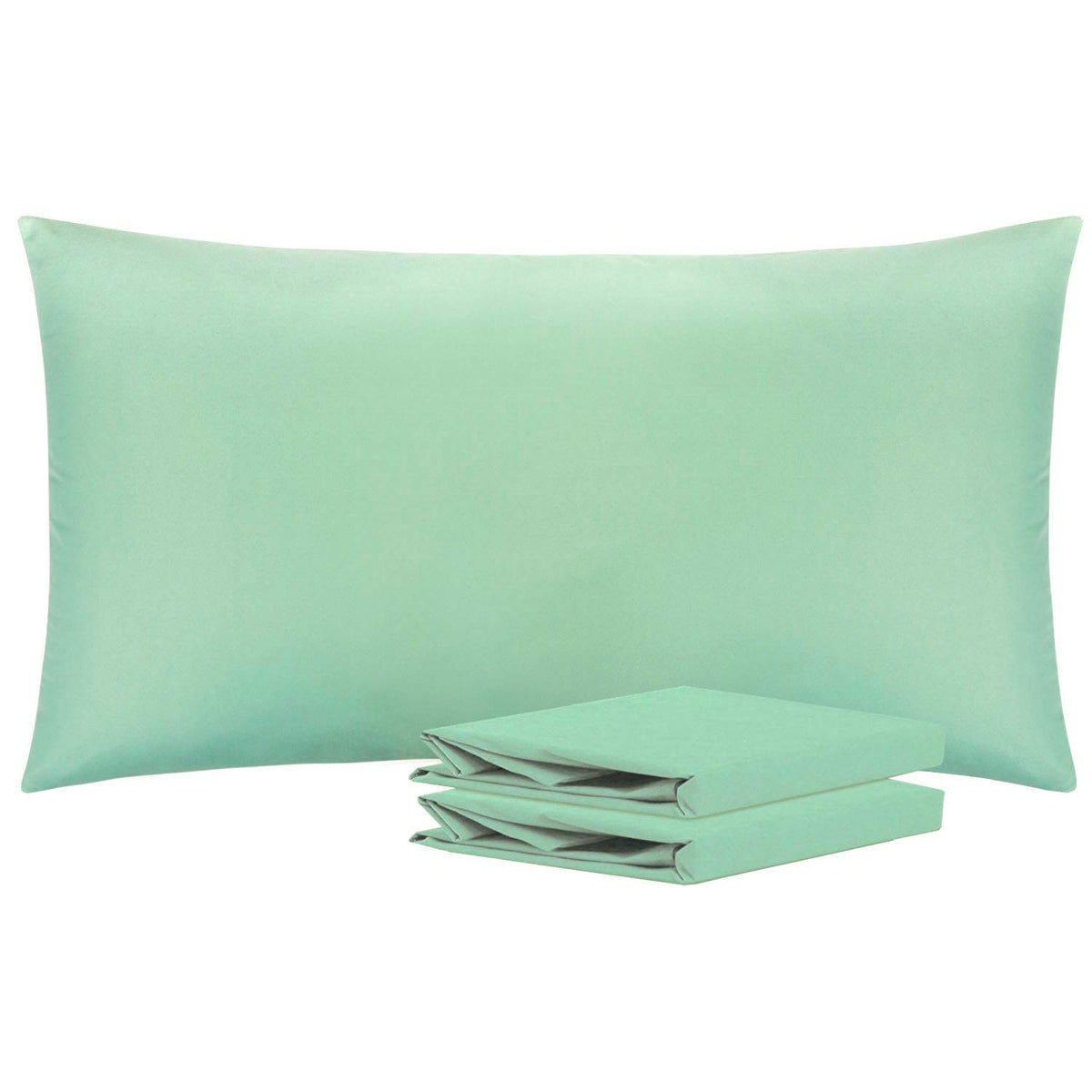NTBAY Microfiber King Pillowcases, 2 Pack, 20 x 36, Dark Grey