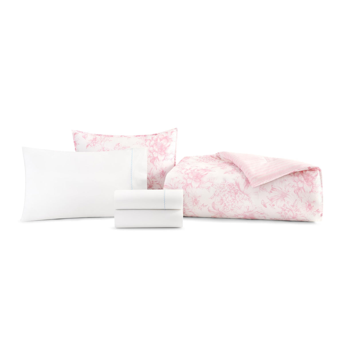 Laura Ashley - Queen Size Comforter Set with Matching Shams