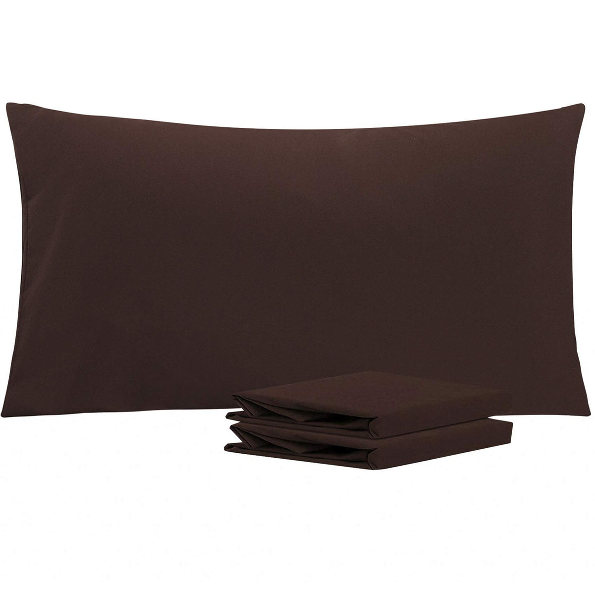 NTBAY Microfiber King Pillowcases, 2 Pack, 20 x 36, Dark Grey