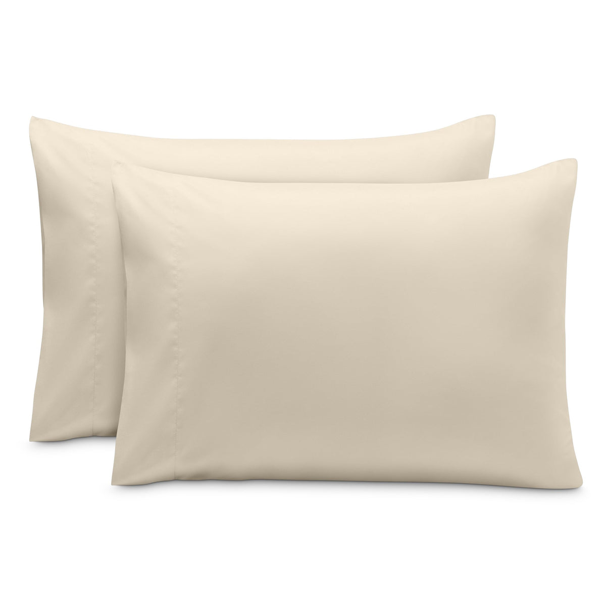Bare Home Pillowcases Open End (Standard Set of 2, Grey)
