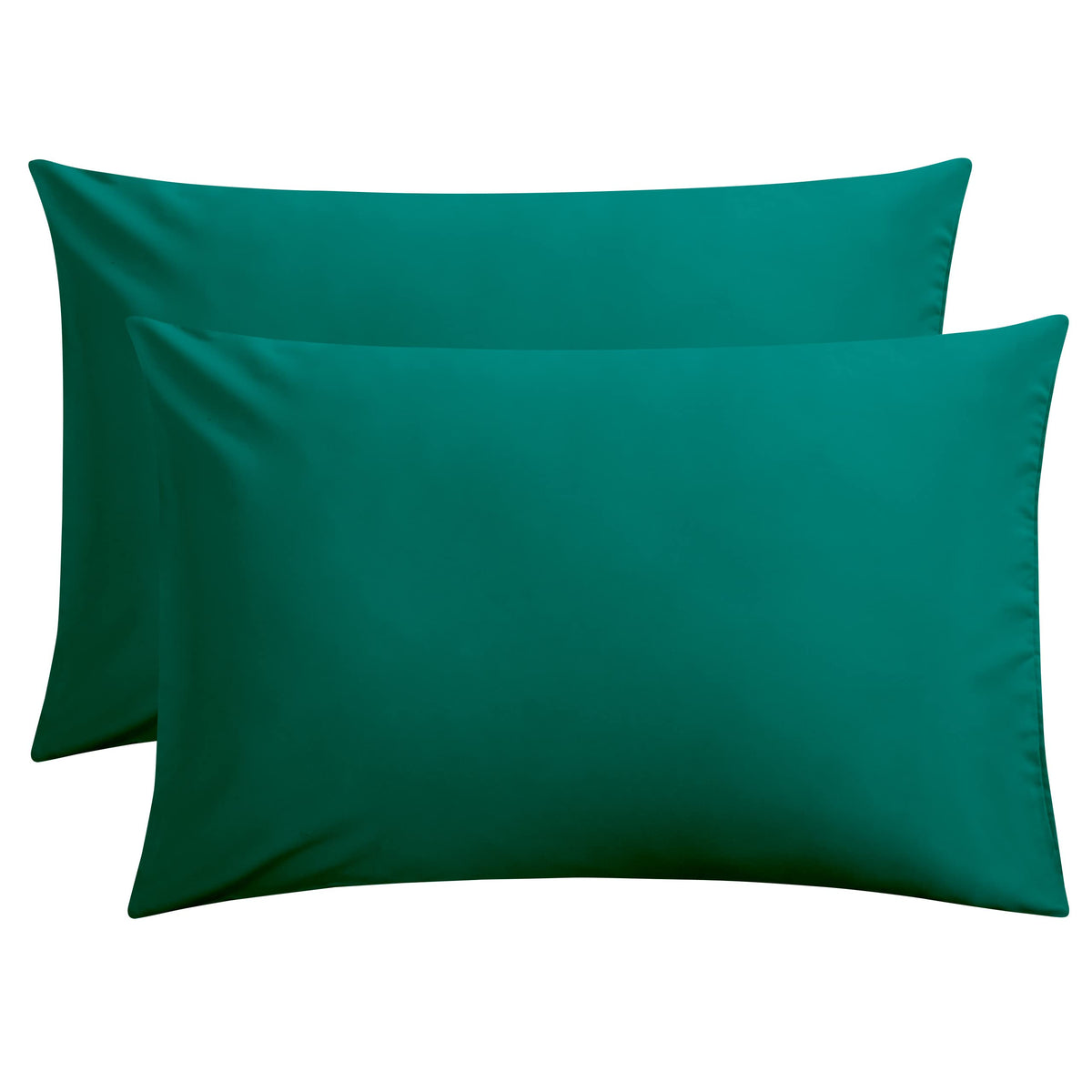 FLXXIE 2-Pack Microfiber King Pillow Cases, Envelope Closure, Navy