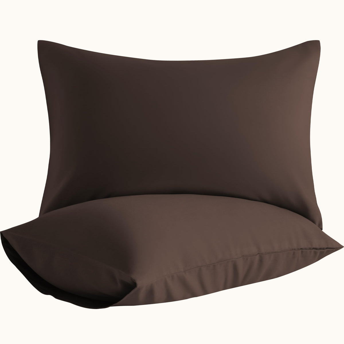 Microfiber King Pillowcases, 2 Pack, 20x36 Inch, Black
