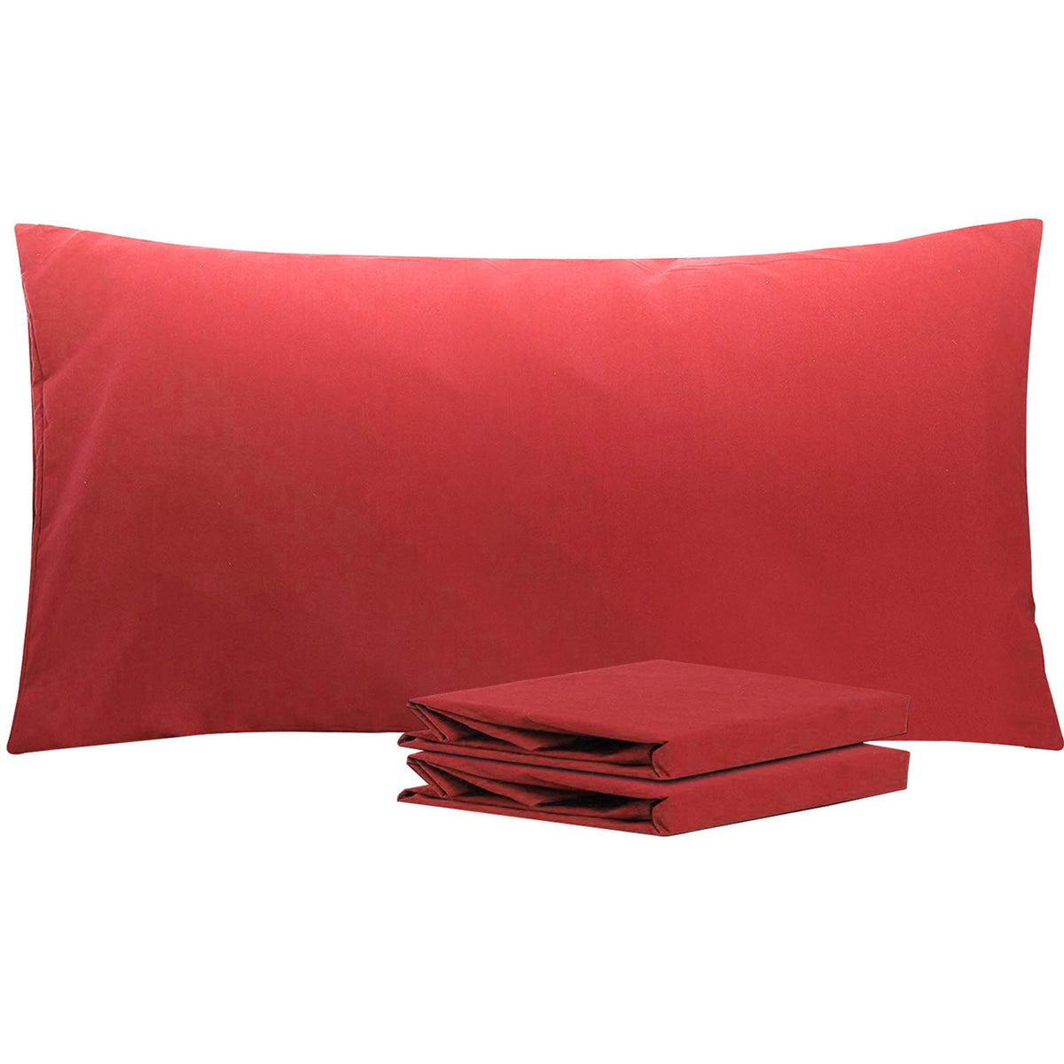 NTBAY Microfiber King Pillowcases, 2 Pack, 20 x 36, Dark Grey