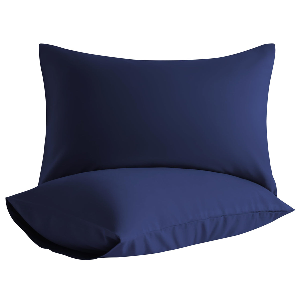 Microfiber King Pillowcases, 2 Pack, 20x36 Inch, Black