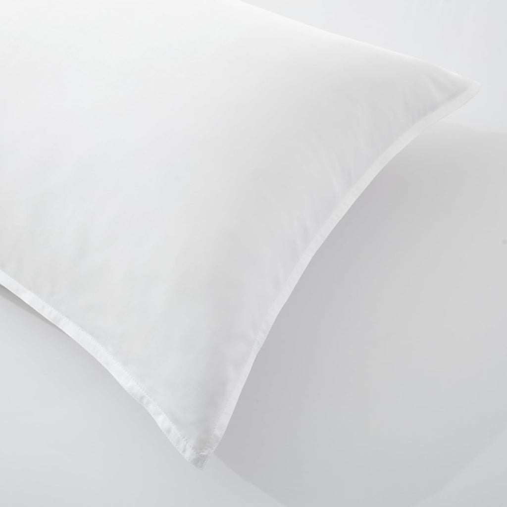 Luxury Bamboo Market | King Envelope Pillowcase Set | 100% Viscose Made from Bamboo | Organically Grown | Ultra Soft | Cooling | 2pcs [Classic White]
