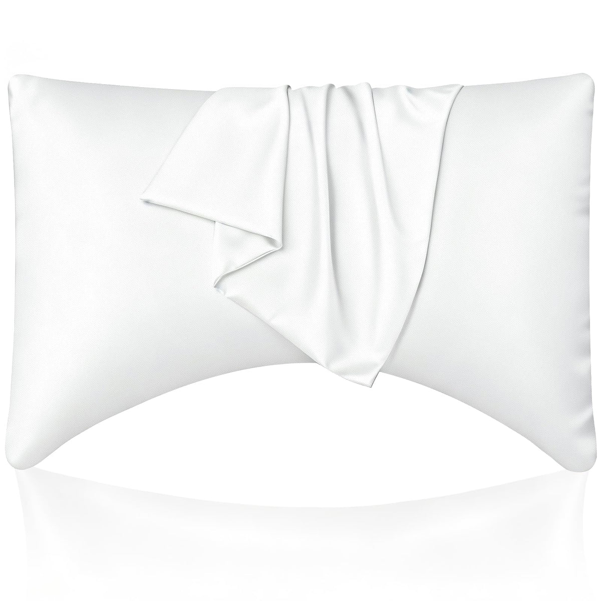 WishSmile Body Cooling Pillowcase Long Pillow Case Breathable Cool Silky Soft Rayon Derived from Bamboo Fabric, Hair and Skin Friendly, Dark Grey, 1 Pack, 20x54IN