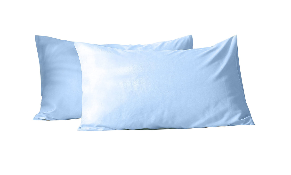 EVOLIVE Standard Microfiber Pillowcases Set of 2, 20"x30" (Yellow)