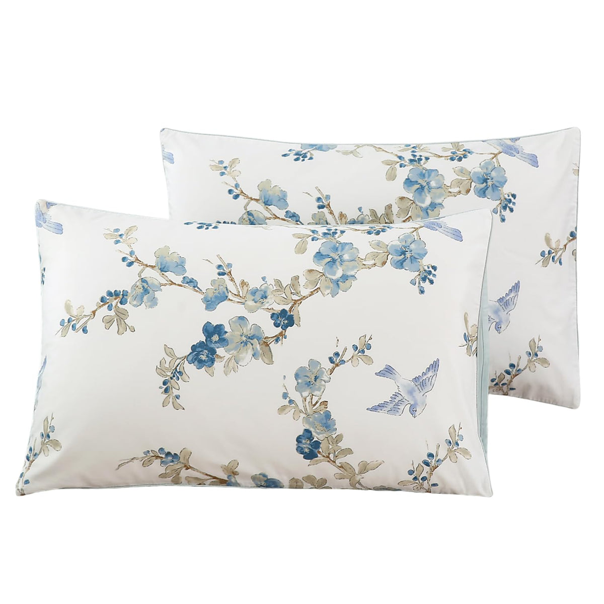 WINLIFE Standard Pillowcases Set of 2 100% Egyptian Cotton, Bright White