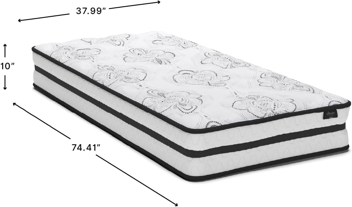 Signature Design by Ashley Chime 10 Inch Twin Hybrid Mattress in a Box