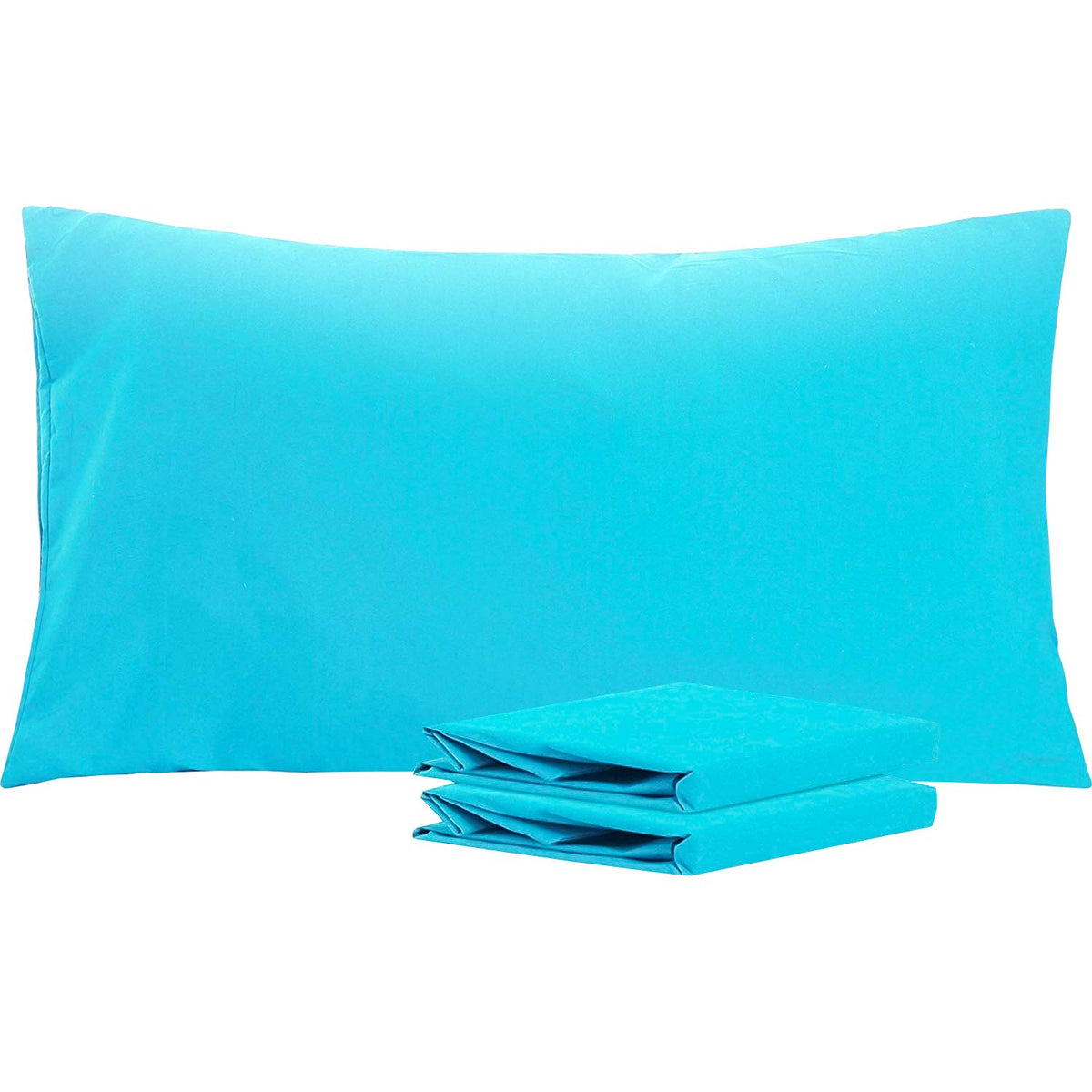 NTBAY Microfiber King Pillowcases, 2 Pack, 20 x 36, Dark Grey
