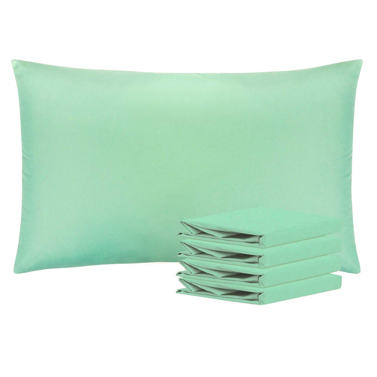 NTBAY Microfiber King Pillowcases, 2 Pack, 20 x 36, Dark Grey