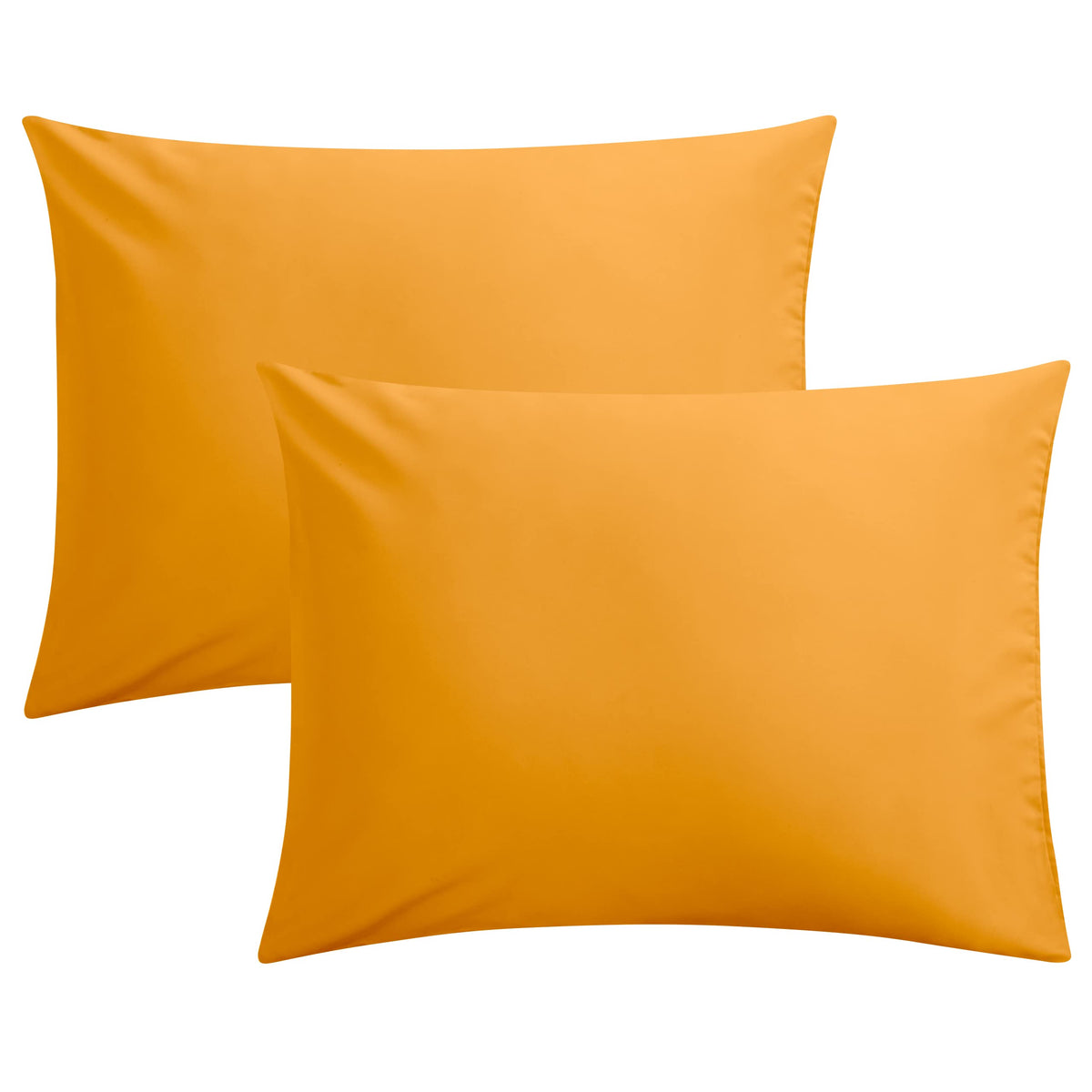 FLXXIE 2-Pack Microfiber King Pillow Cases, Envelope Closure, Navy