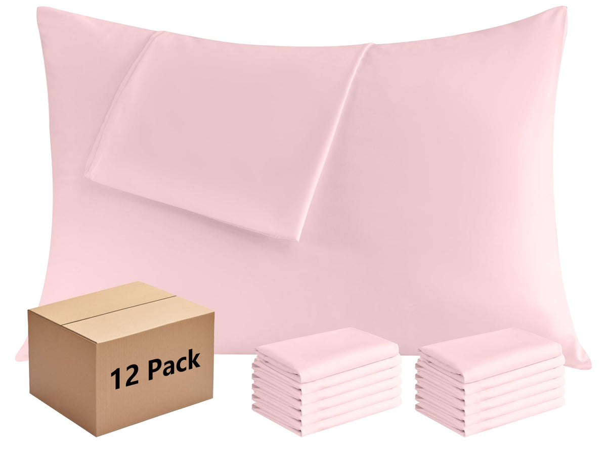 CULVE White Pillow Cases King 4 Pack, Microfiber Pillowcase, 20x36