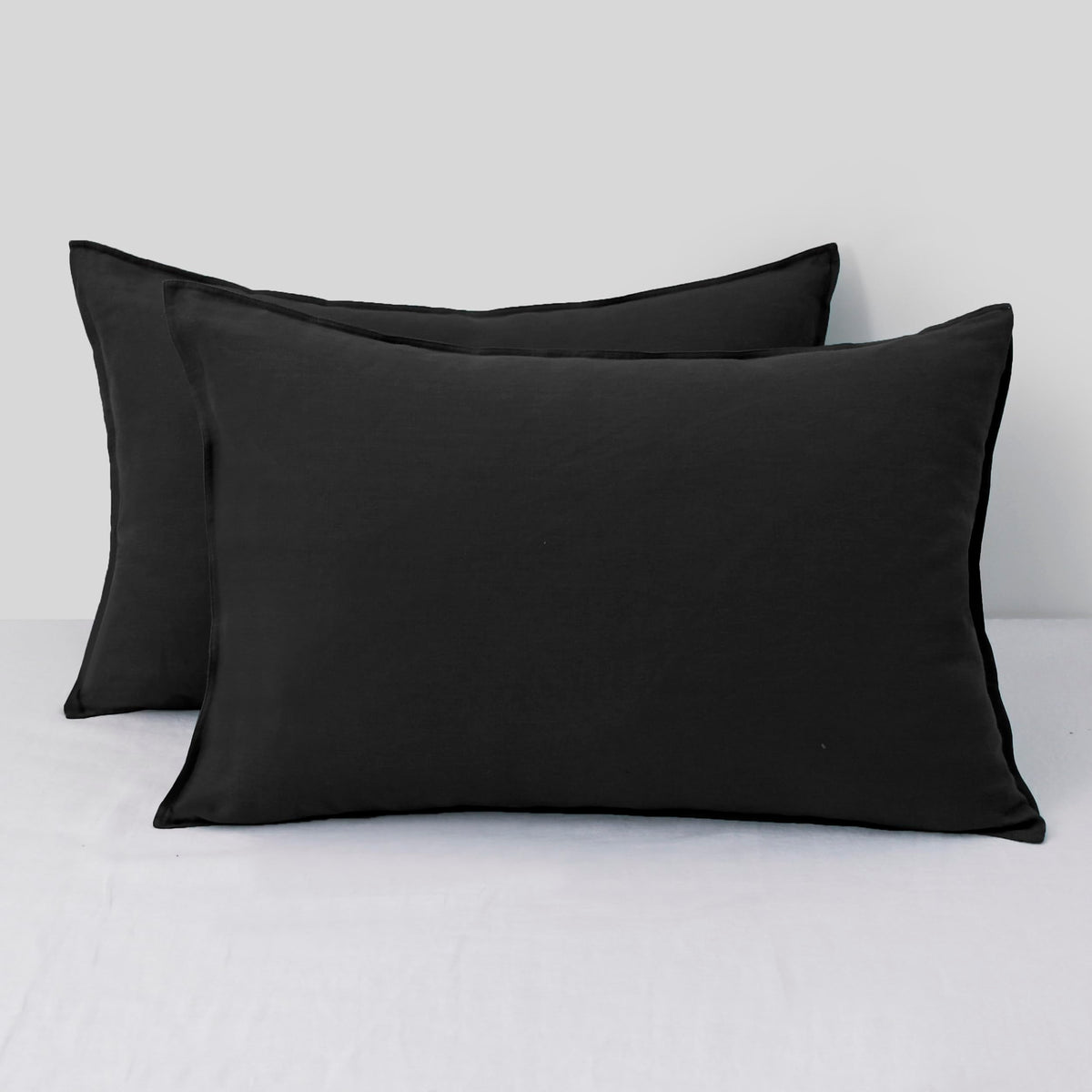 CHUFFED 100% Pure French Linen Body Pillow Cover 1 Pack,20x54 Inches, Ultra Soft & Breathable,Stone Washed Cooling Flax Linen Pillow Case with Hidden Zipper Closure for Adults