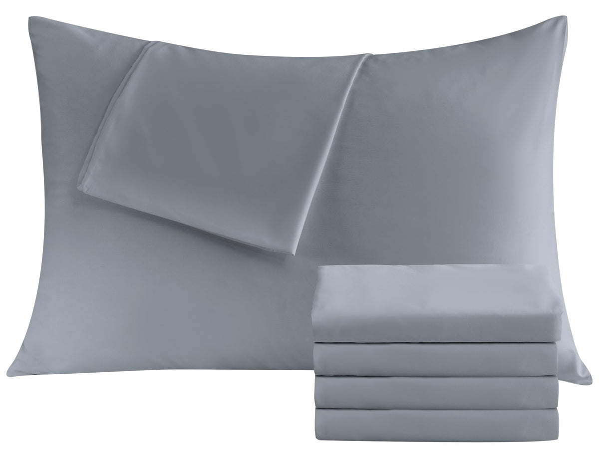 CULVE White Pillow Cases King 4 Pack, Microfiber Pillowcase, 20x36
