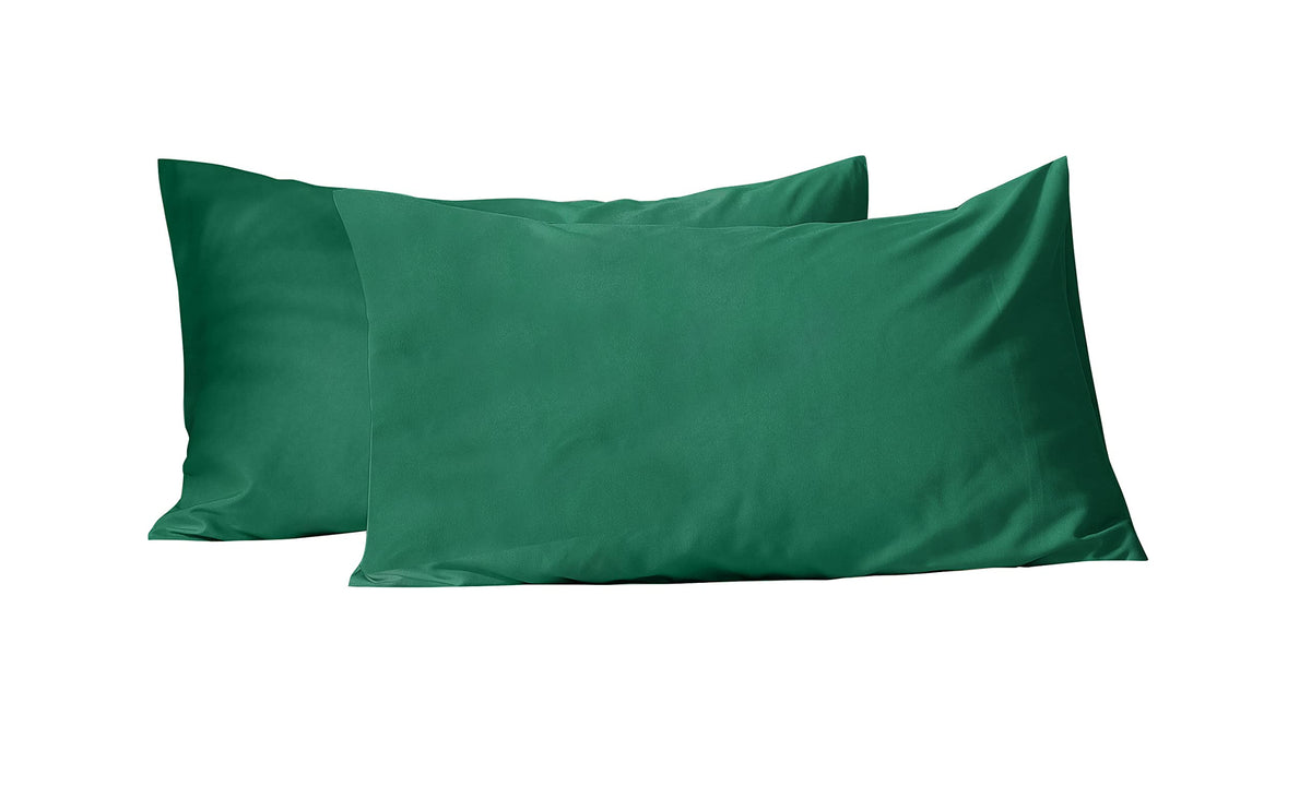 EVOLIVE Standard Microfiber Pillowcases Set of 2, 20"x30" (Yellow)