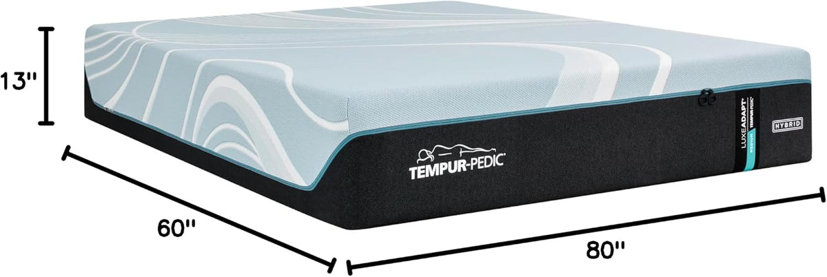 TEMPUR- LuxeAdapt 2.0 Firm 13 inch Memory Foam Mattress, Queen