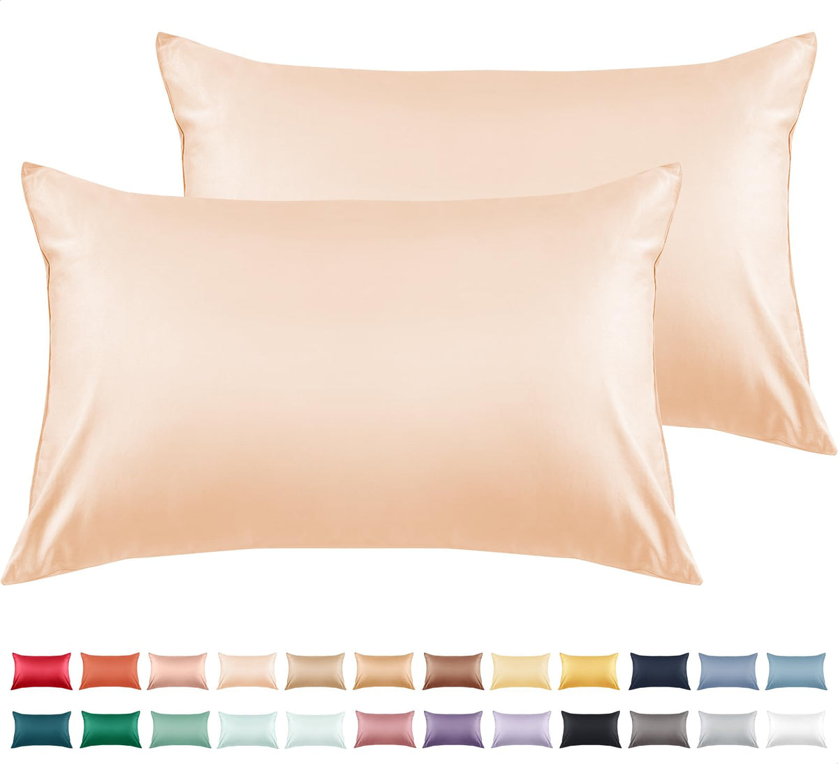 Warmstar Cotton Pillow Cases Standard Size Set of 2,White