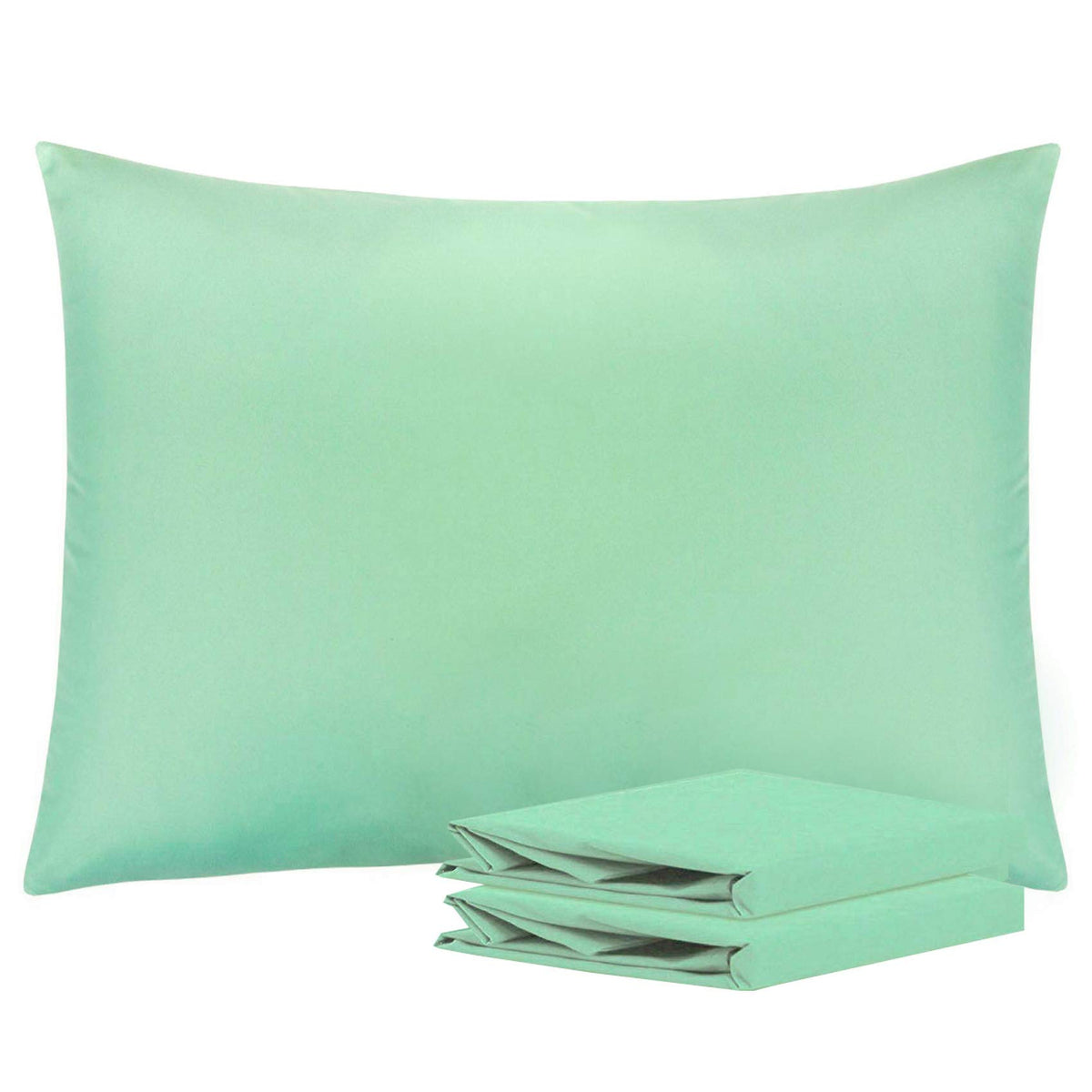 NTBAY Microfiber King Pillowcases, 2 Pack, 20 x 36, Dark Grey
