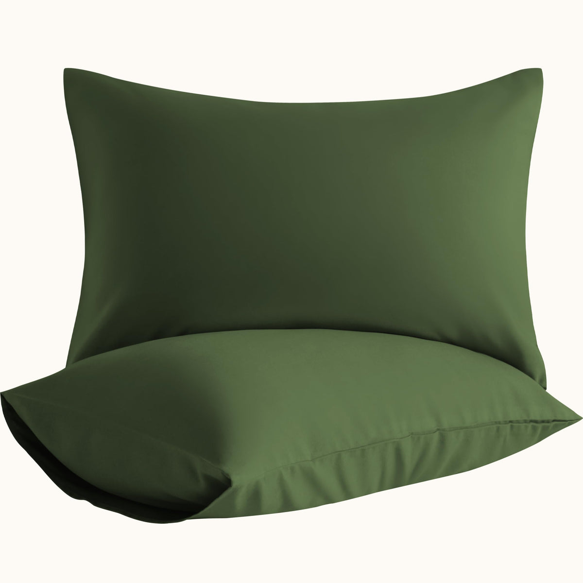 Microfiber King Pillowcases, 2 Pack, 20x36 Inch, Black