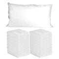 Disposable Pillowcases, 100pcs Disposable Pillow Case Covers, Soft Non-Woven Fabric Disposable Pillow Cases for Medical, Hospital, Hotels, SPA Tattoo Lash Pillow Covers, 21 in x 30 in