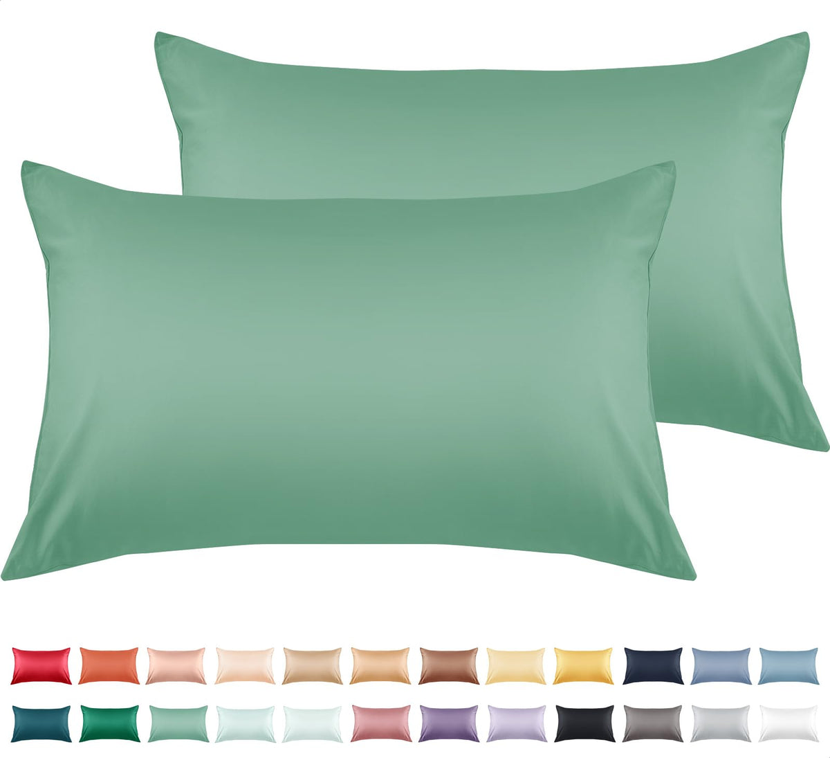 Warmstar Cotton Pillow Cases Standard Size Set of 2,White