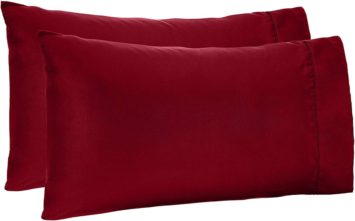 TBM Oversize Pillow Case White King Extra Large Fits Even The Fluffiest Pillows Including The Pancake Pillow Sleeve Style Extra Tall Pillowcase 100% Egyptian Cotton 600 Thread Count