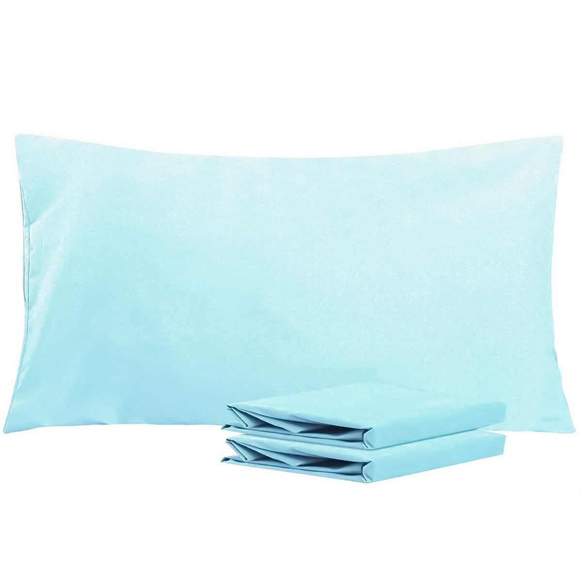 NTBAY Microfiber King Pillowcases, 2 Pack, 20 x 36, Dark Grey