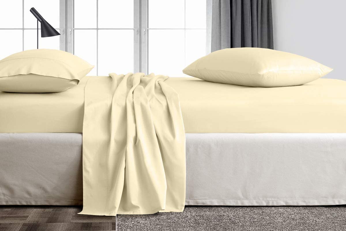 TBM Oversize Pillow Case White King Extra Large Fits Even The Fluffiest Pillows Including The Pancake Pillow Sleeve Style Extra Tall Pillowcase 100% Egyptian Cotton 600 Thread Count