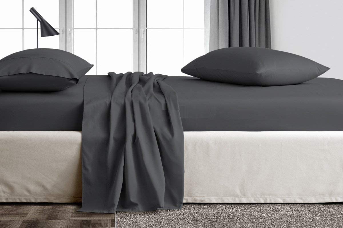TBM Oversize Pillow Case White King Extra Large Fits Even The Fluffiest Pillows Including The Pancake Pillow Sleeve Style Extra Tall Pillowcase 100% Egyptian Cotton 600 Thread Count