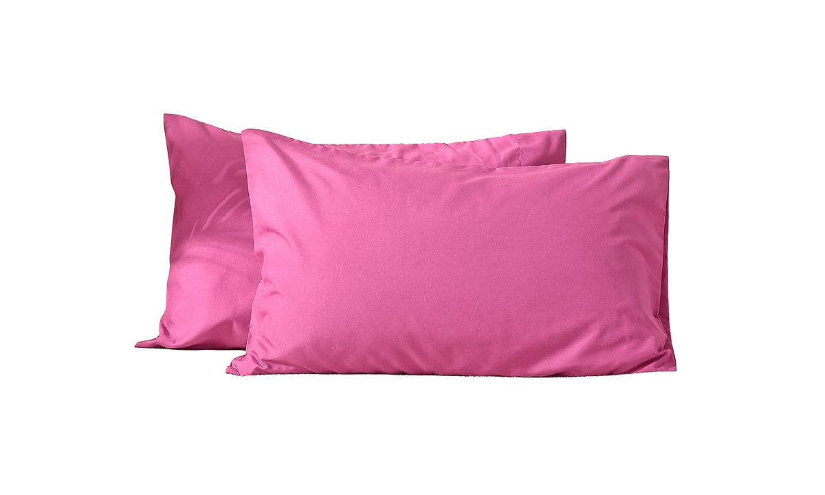EVOLIVE Standard Microfiber Pillowcases Set of 2, 20"x30" (Yellow)
