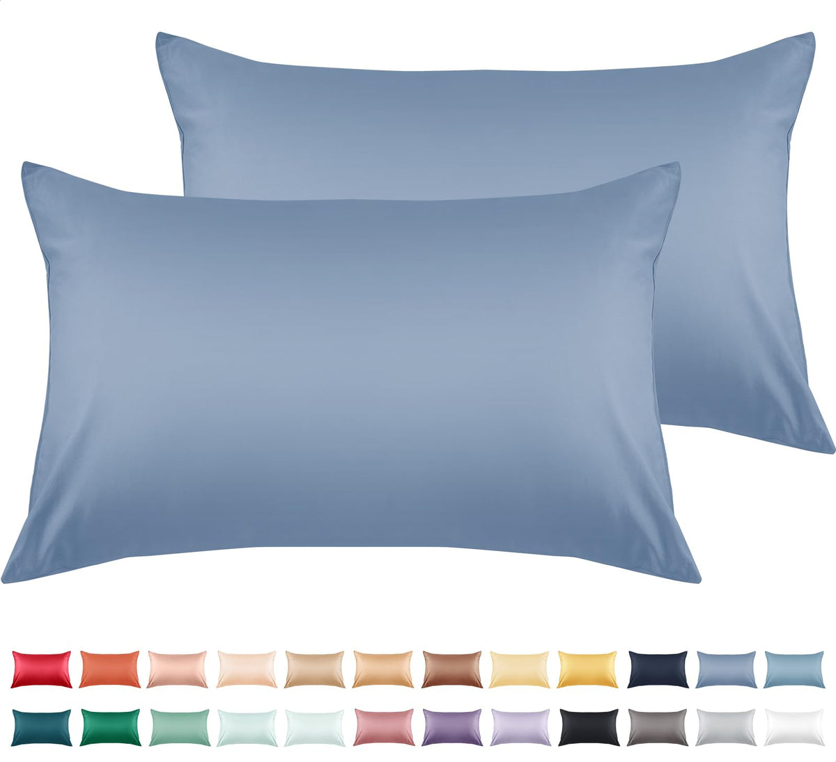 Warmstar Cotton Pillow Cases Standard Size Set of 2,White