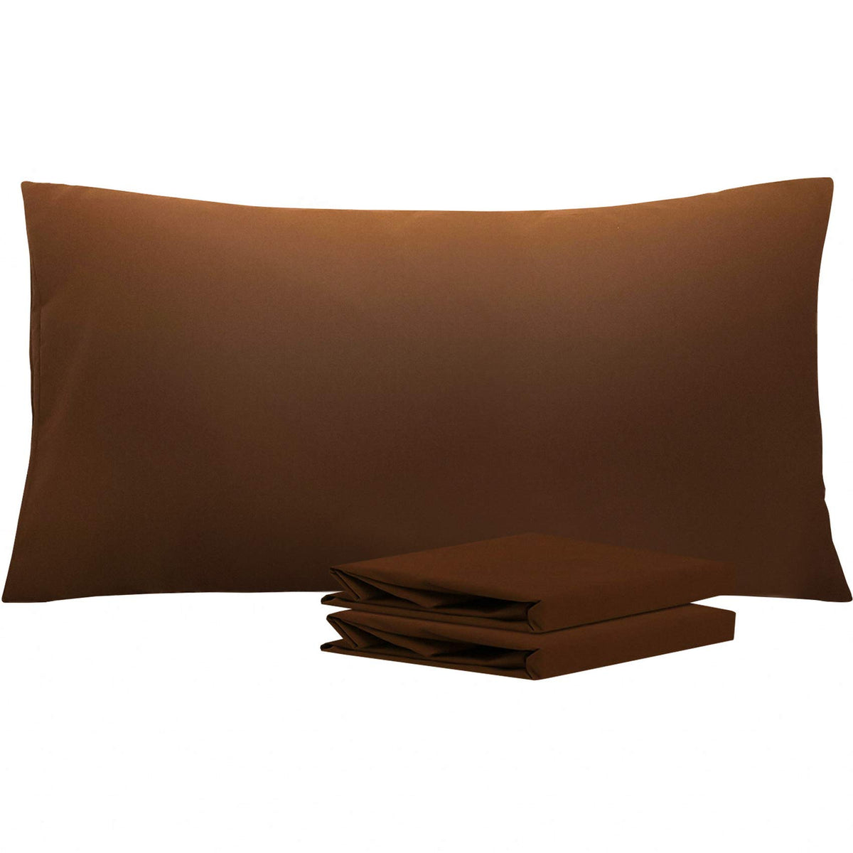 NTBAY Microfiber King Pillowcases, 2 Pack, 20 x 36, Dark Grey