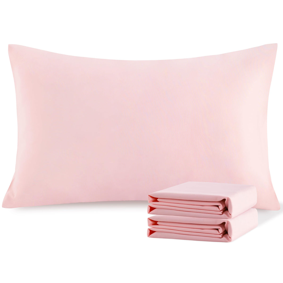 NTBAY Microfiber King Pillowcases, 2 Pack, 20 x 36, Dark Grey