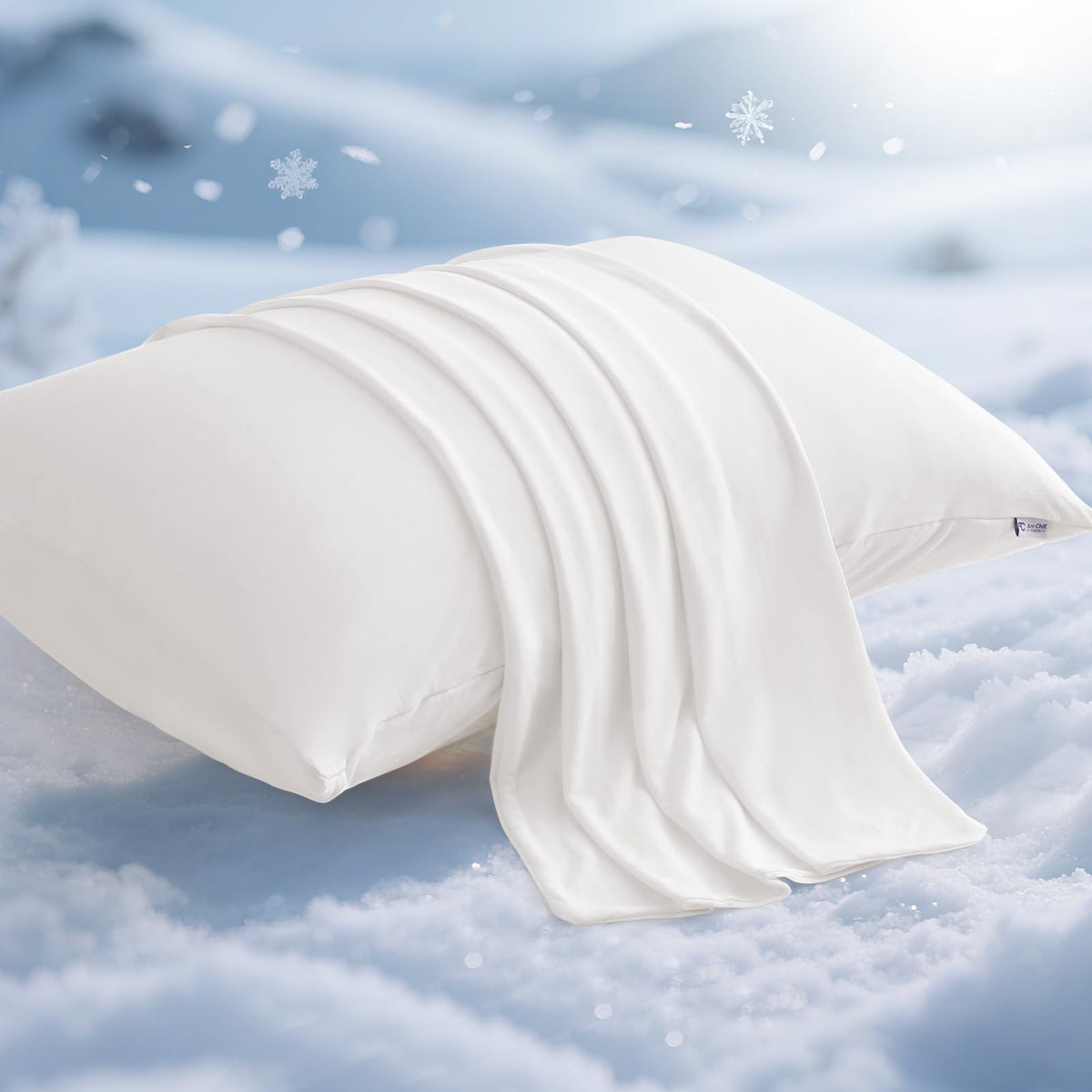 Elegear Cooling Pillow Cases for Hot Sleepers, Set of 2, Standard 20" x 26"