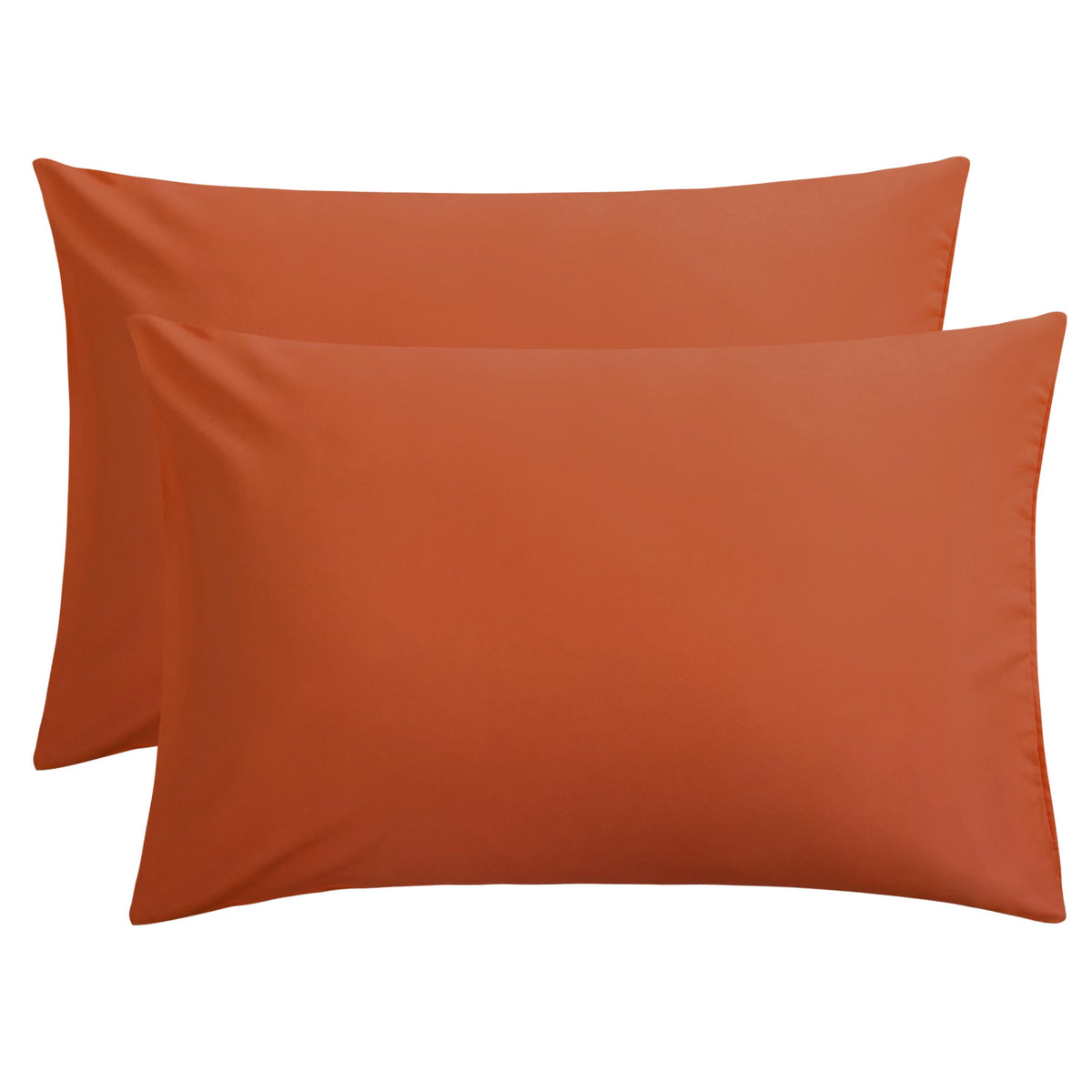 FLXXIE 2-Pack Microfiber King Pillow Cases, Envelope Closure, Navy