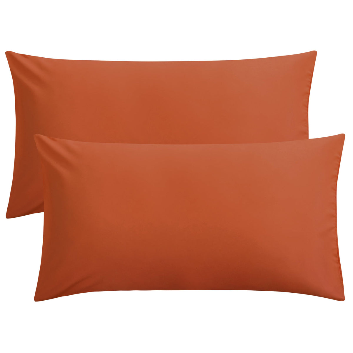 FLXXIE 2-Pack Microfiber King Pillow Cases, Envelope Closure, Navy