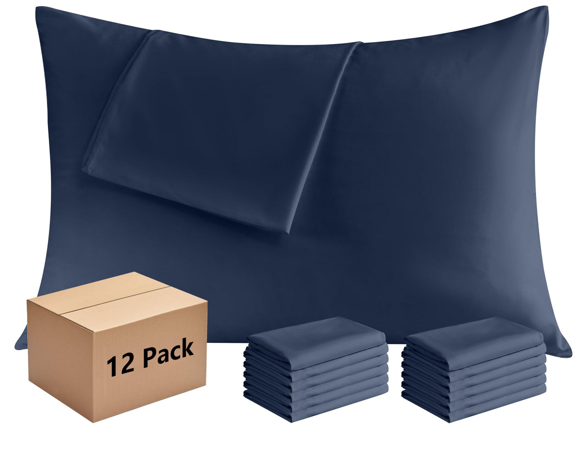 CULVE White Pillow Cases King 4 Pack, Microfiber Pillowcase, 20x36