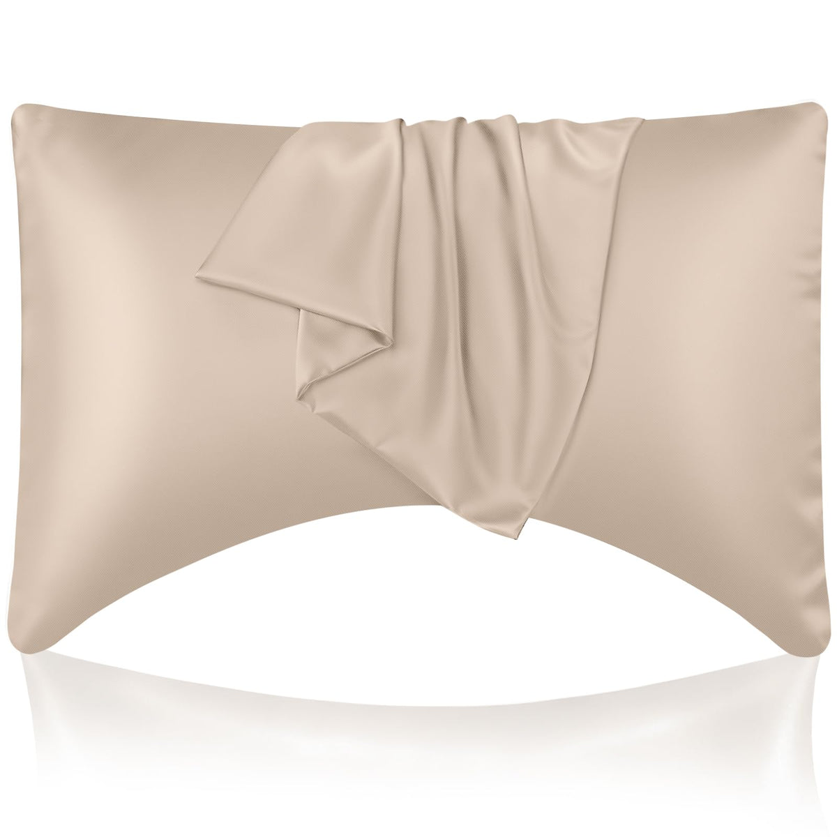WishSmile Body Cooling Pillowcase Long Pillow Case Breathable Cool Silky Soft Rayon Derived from Bamboo Fabric, Hair and Skin Friendly, Dark Grey, 1 Pack, 20x54IN
