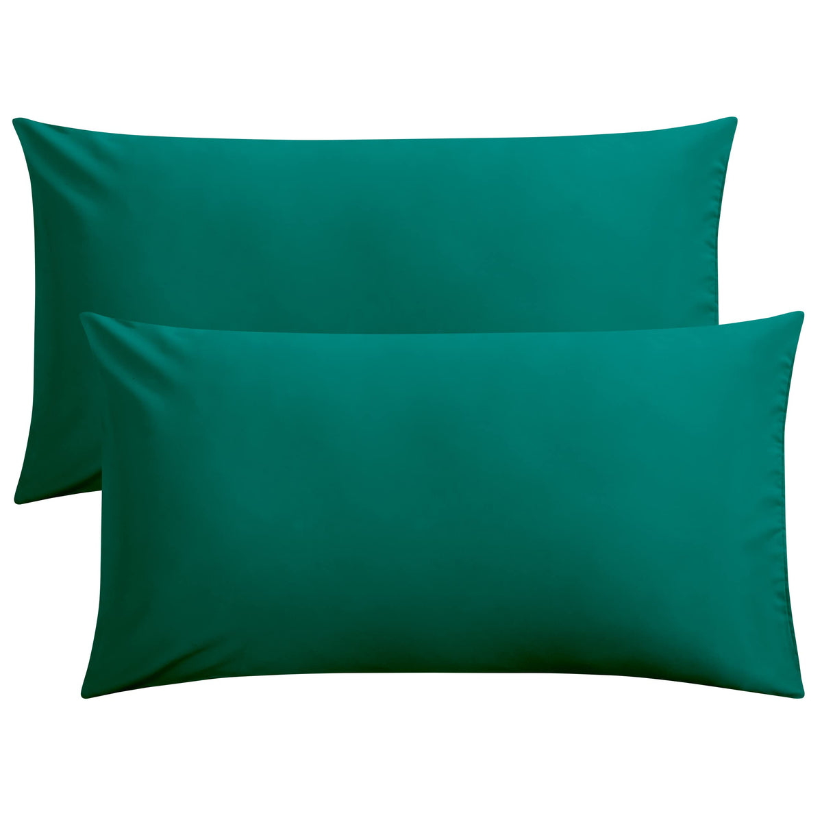 FLXXIE 2-Pack Microfiber King Pillow Cases, Envelope Closure, Navy