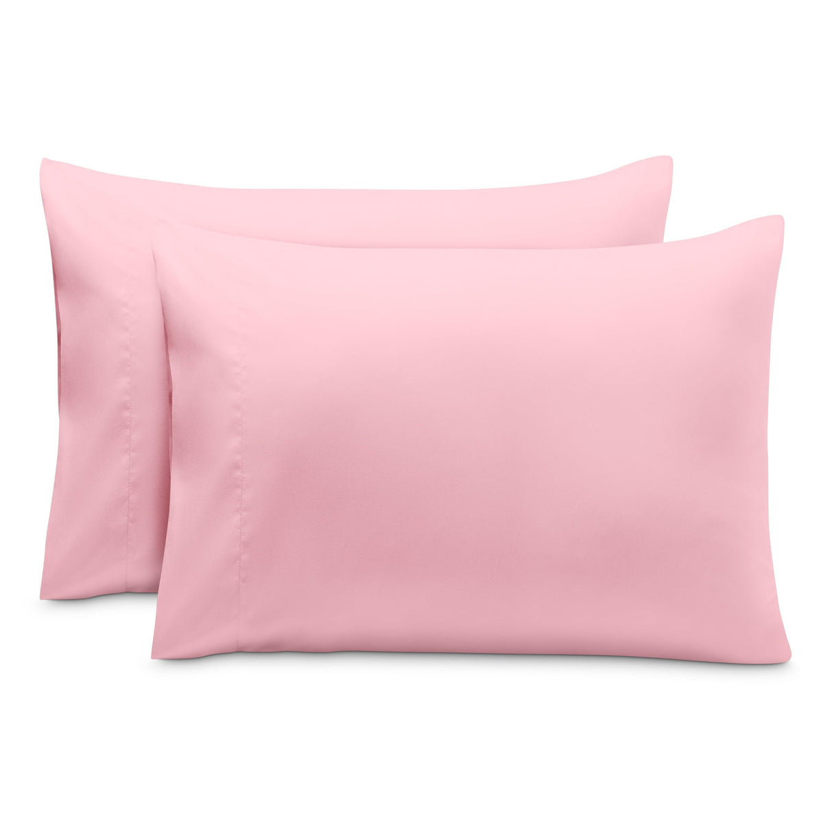 Bare Home Pillowcases Open End (Standard Set of 2, Grey)