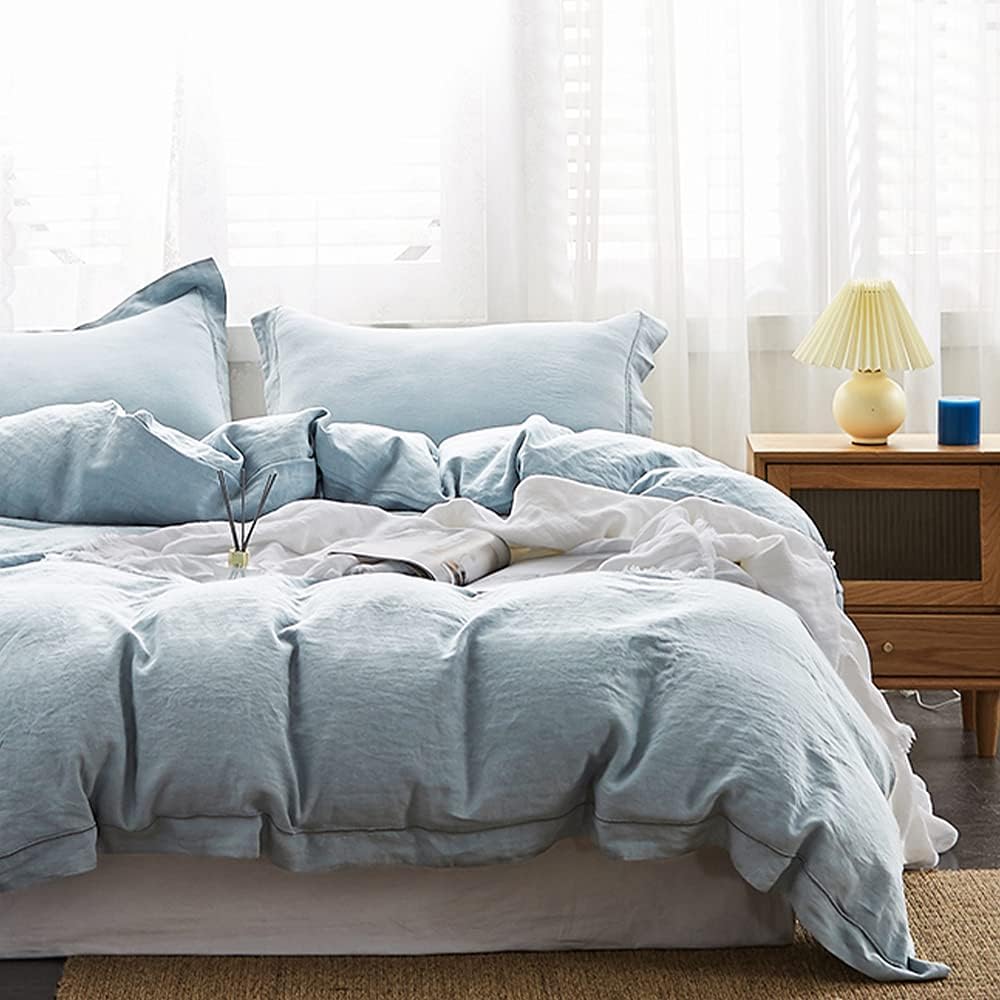 Simple&Opulence Body Pillow Cover 20" x 54",100% Pure Linen, Ultra Soft and Breathable, Body Pillowcase with Envelope Closure for Adults(Linen)