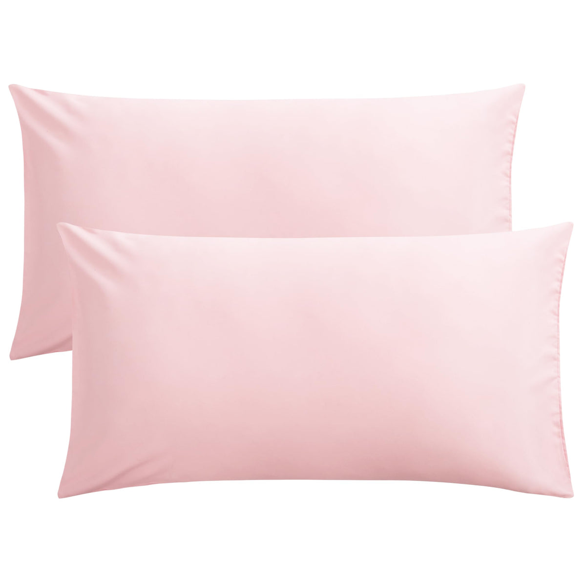 FLXXIE 2-Pack Microfiber King Pillow Cases, Envelope Closure, Navy