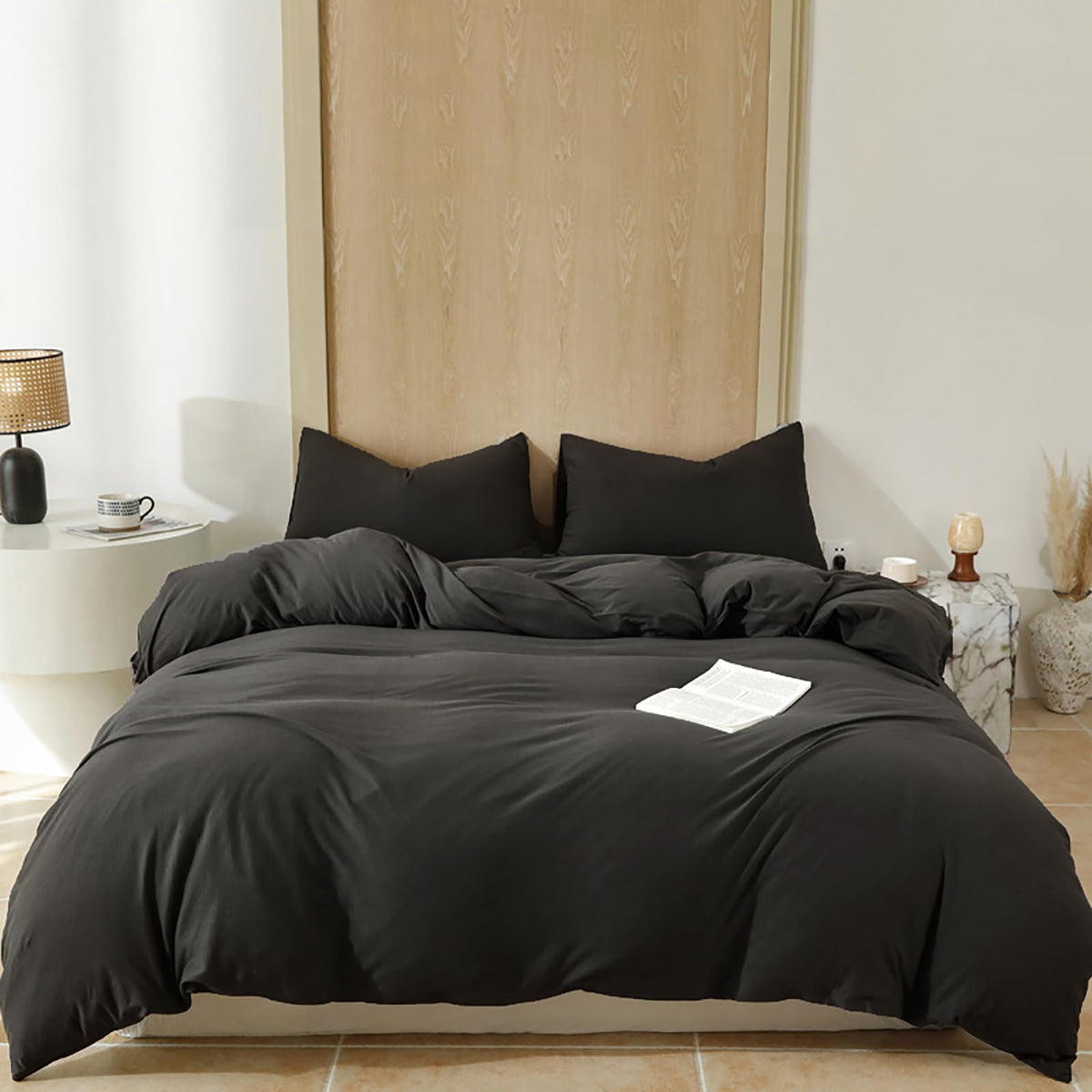 Luxlovery Green Comforter Set Full Army Green Bedding Set Minimalist Bedding Set Modern Soft Breathable Blanket Quilts Olive Comforter Set for Women Men Full Bed