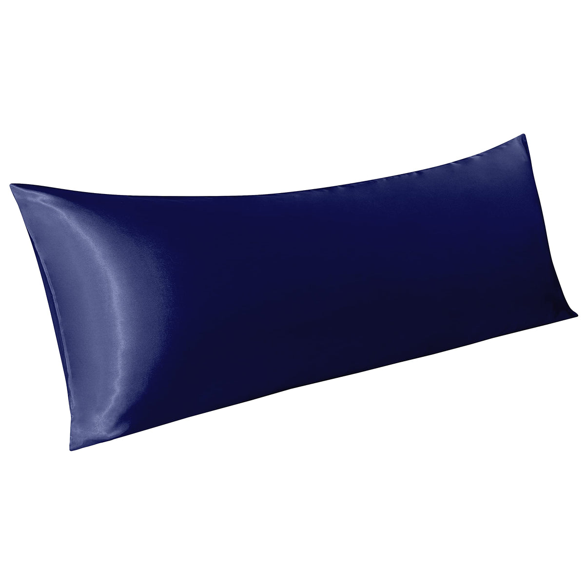 BEDSUM Standard Silk Satin Pillowcases - 2-Pack, 20x26, White