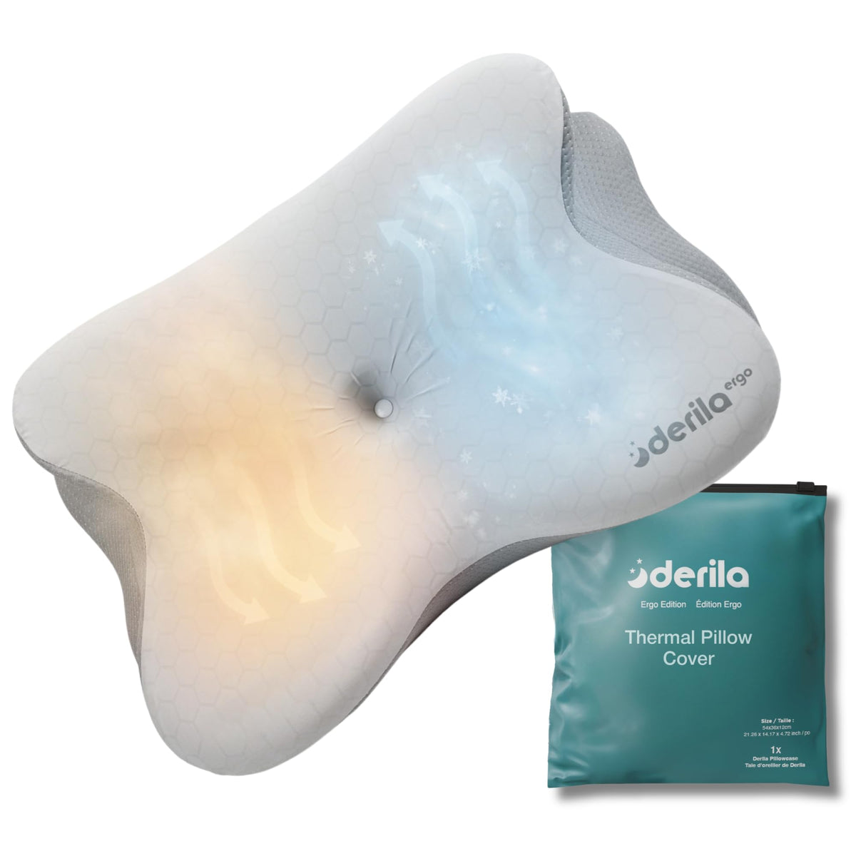 Derila Ergo Premium Blend Pillowcase with Modal & Silk Pillow Case