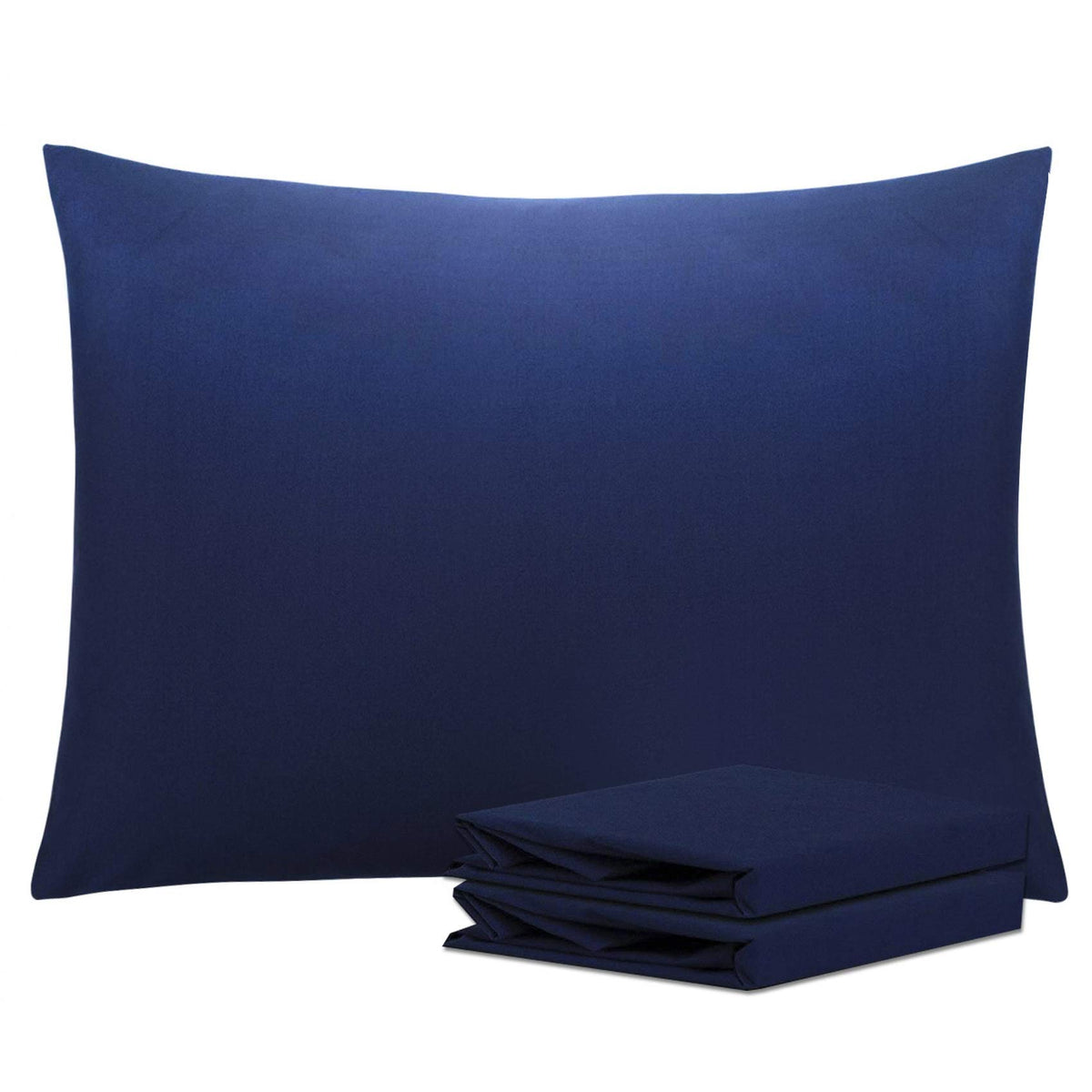 NTBAY Microfiber King Pillowcases, 2 Pack, 20 x 36, Dark Grey